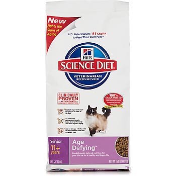 science diet senior 11 age defying cat food